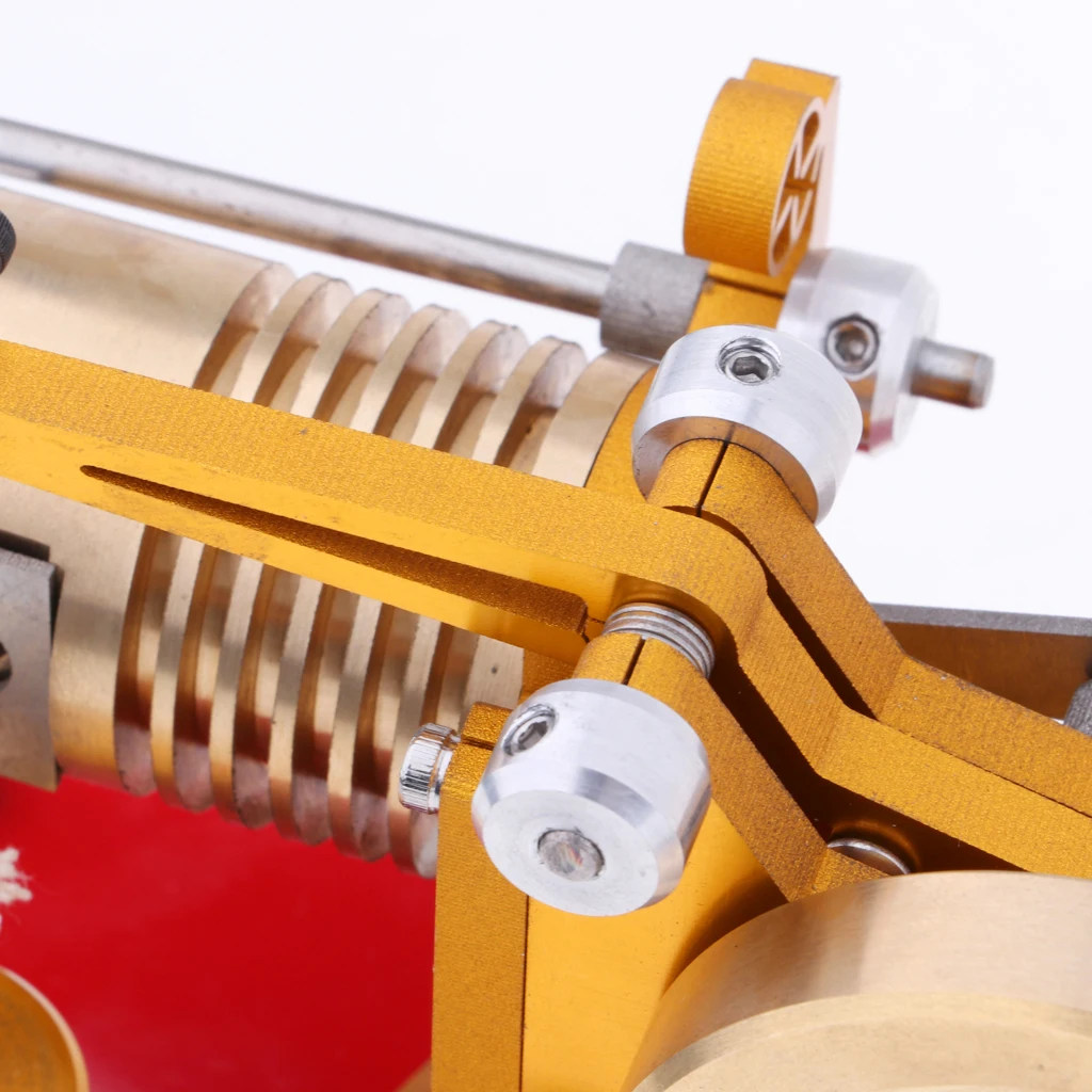 Hot Air Flame Licker Eater Flywheel Stirling Engine Motor Steam Power Generator Model Physical Experiment Collection Toy
