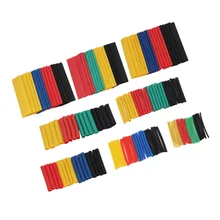 328Pcs Assortment Polyolefin Heat Shrink Tubing Tube Sleeving Wrap Wire Cable Kit 8 Size Multicolor for Rc Drone
