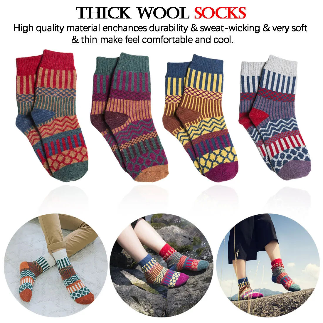 Модные популярные трендовые женские кашемировые носки, удобные кашемировые носки, зимние теплые носки для сна, Пушистые Мягкие плотные носки в Вертикальную Полоску