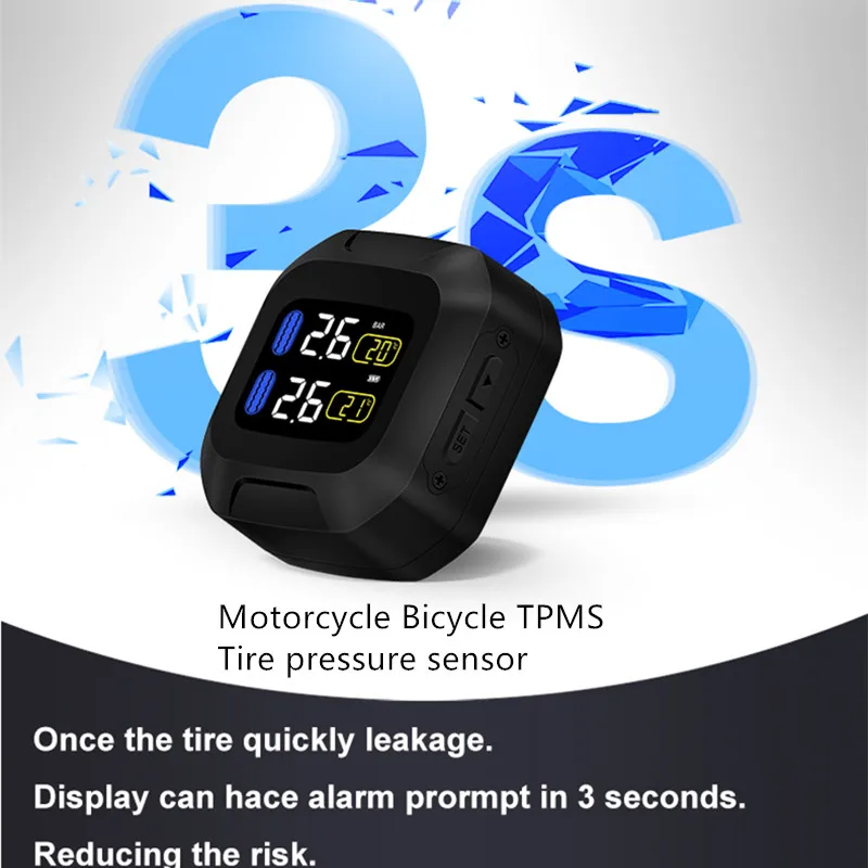 

TPMS tire pressure sensor Motorcycle Moto Bicycle Bike Tire Pressure Monitoring System Waterproof tmps System M3 car security