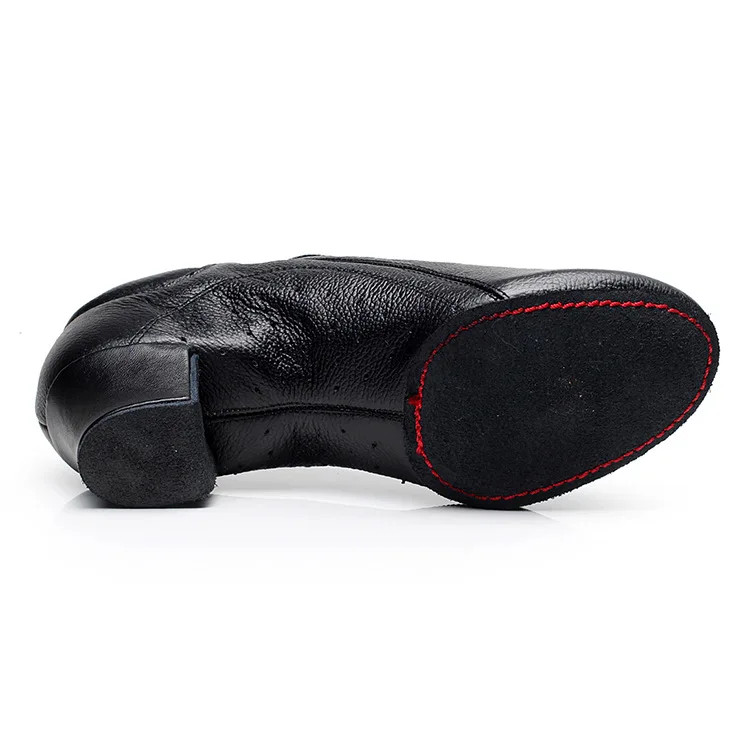 

Latin Dance Shoes Men's Adult Dance Shoes Artificial Leather Genuine Leather for Both Men And Women Semi-high Heeled Teachers An