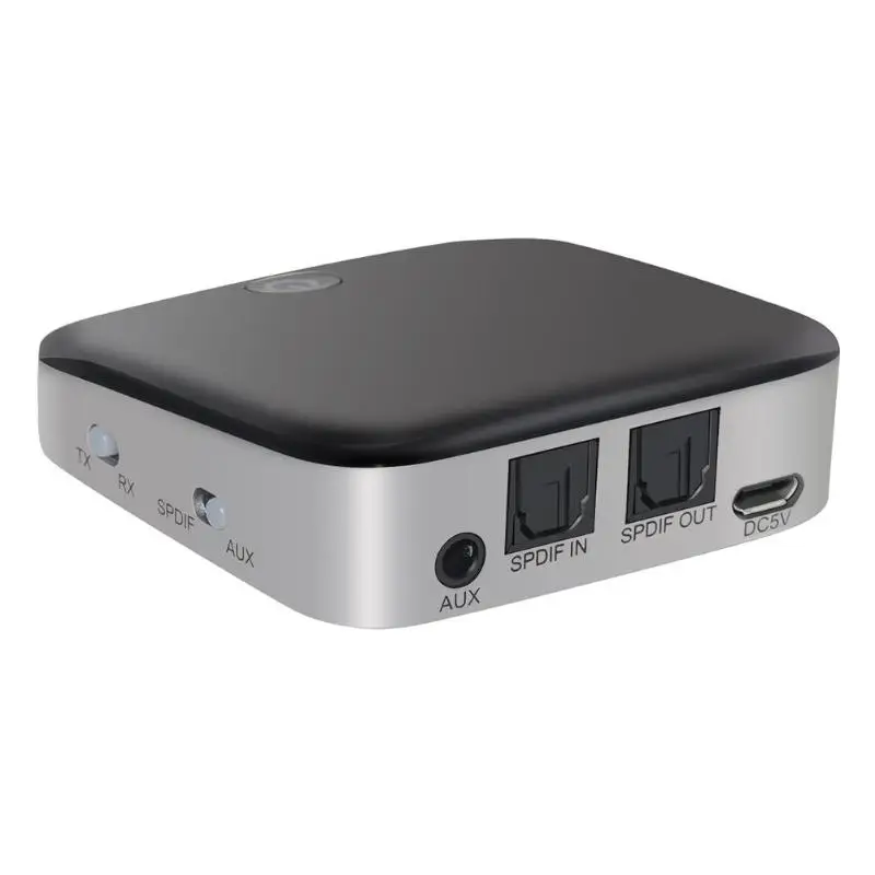2 в 1 BTI-029 Bluetooth 5,0 аудио передатчик приемник 3,5 мм AUX SPDIF беспроводной адаптер с Bluetooth для автомобиля и ТВ/ПК