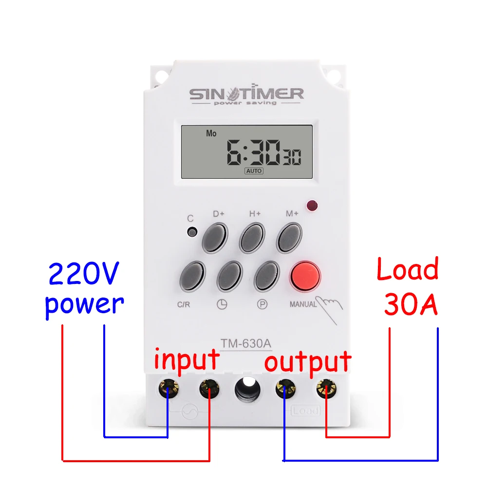 Программируемое реле времени 30 А 220 В|relay panel|relay latchingrelay ssr |