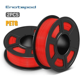 

Enotepad PETG 3D Printer Filament 1.75mm 100% No Bubble PETG 3D Filament Set Tolerance+/-0.02mm Good For Print Pedant Lamshape