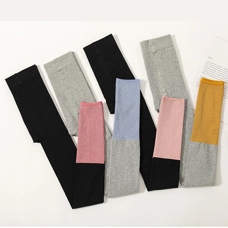 Женские эластичные леггинсы на осень и зиму, плотные теплые леггинсы, тянущиеся штаны, EDF88