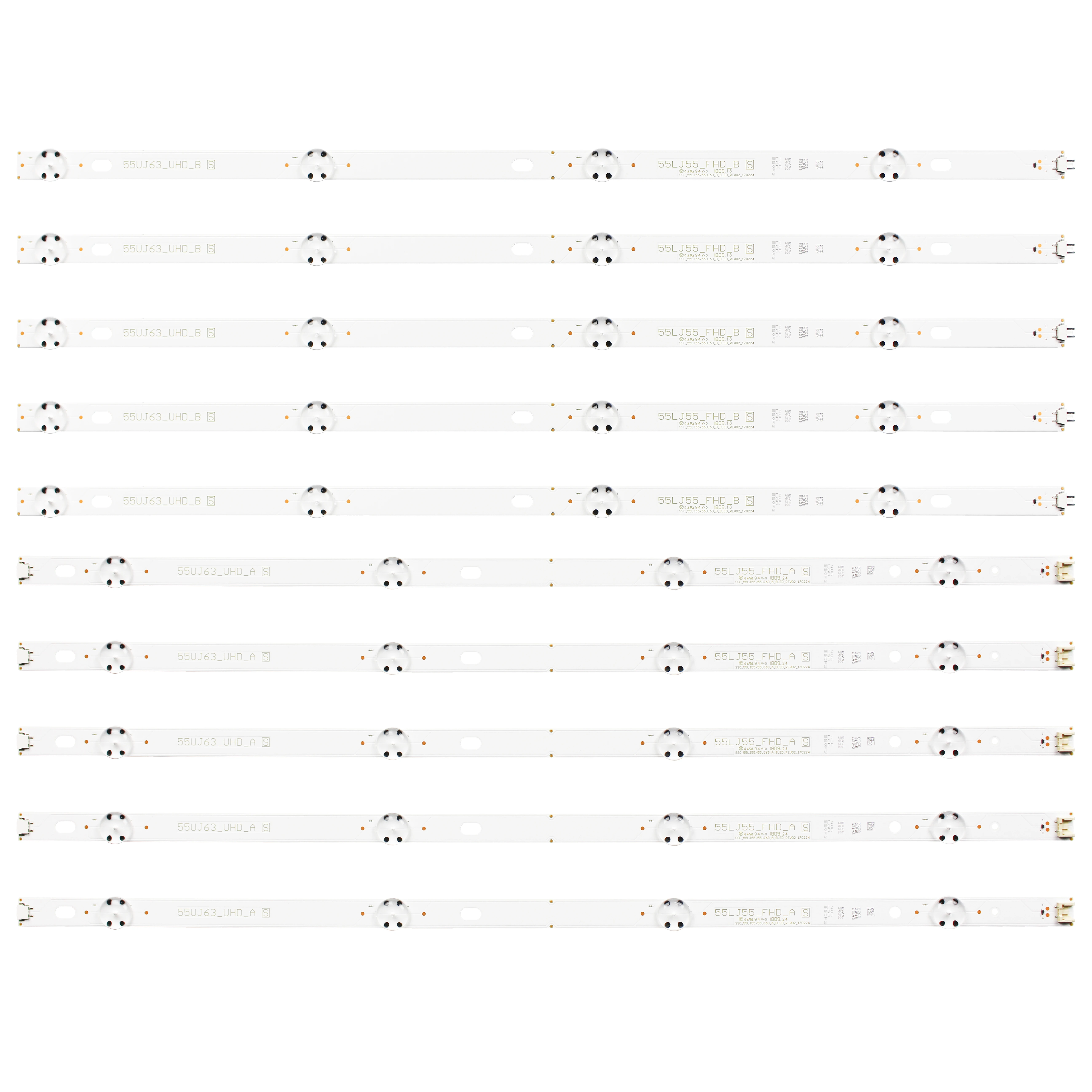 Led Backlight Strip 8 Lamp For Lg 55 Tv Innotek 17y 55inch B Type Ssc 55uj630v 55uj6300 55uj6300 Ua 55lj63 Uhd B 55lj55 Fhd A Industrial Computer Accessories Aliexpress