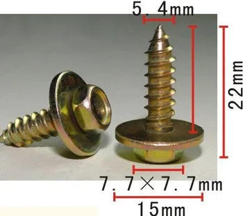 

Shhworldsea 100pcs Free Shipping Zinc Color Screw Retainer Fastner Clip