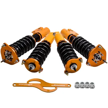 

Coilovers Kits for Subaru Legacy L 30th Anniversary Sedan/ Wagon 4-Door 1999- Suspension Front Rear Camber Plate Struts Absorber