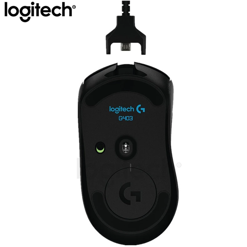 Проводная игровая мышь logitech G403 12000 dpi RGB Light 6 кнопок USB Проводная мышь игровая оптическая геймерская мышь Поддержка настольного компьютера/ноутбука