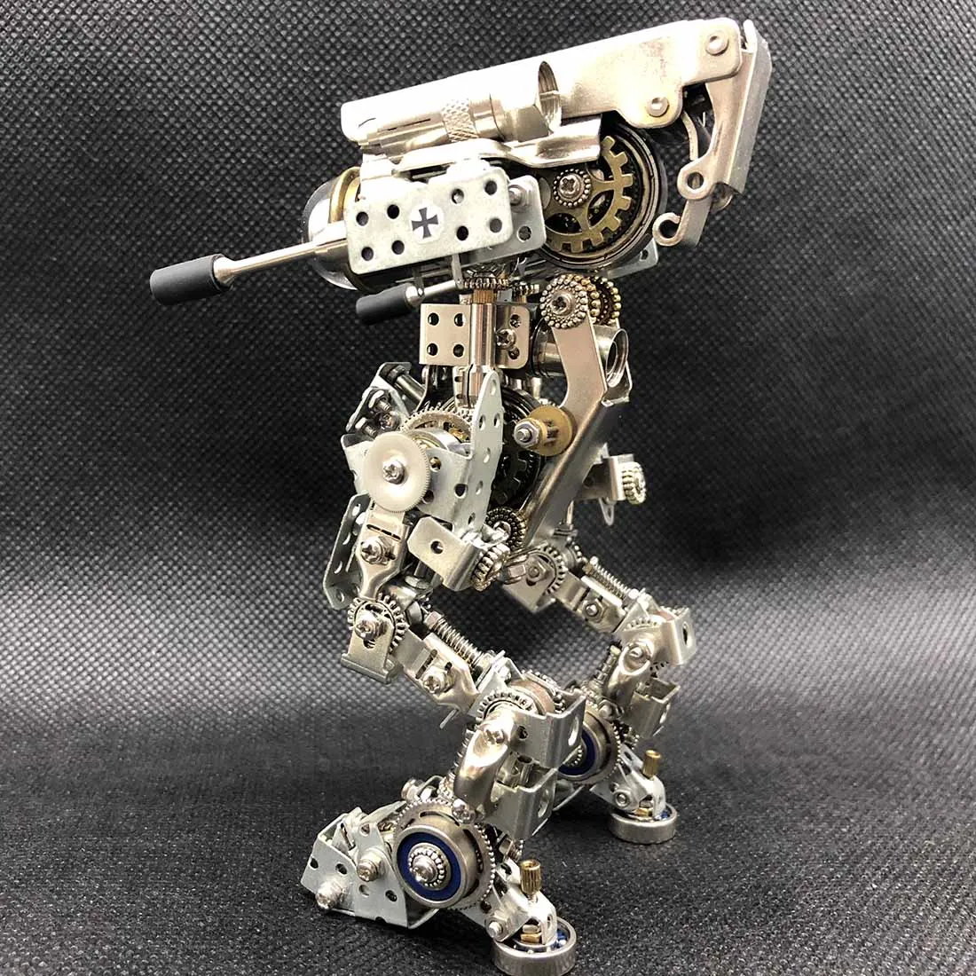 DIY Metal Robot Scorpion Knight Maze Puzzle Toy Assembly Model for Home Decor Assembled Version