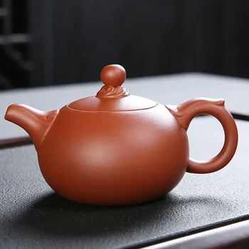 

Boutique Hot Sales Yixing Tea Set Masters Handmade Teapot Raw Ore Zhuni Xi Shi Yixing Clay Teapot Customizable Pattern Gift