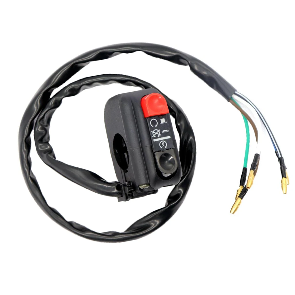 Motorcycle START STOP SWITCH Motorcycle bike Handlebar IGNITION ON/OFF Universal For Honda Yamaha Suzuki Kawasak 22mm diameter