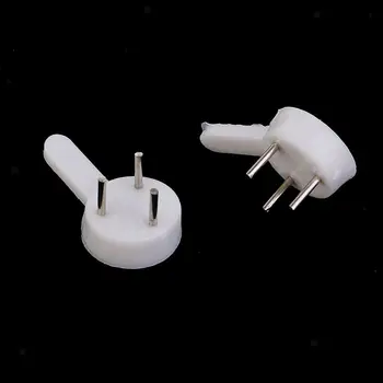 

100x Hard Wall Picture Frame Mirror Hanging Hook Hanger Nail Fixing 25x15mm