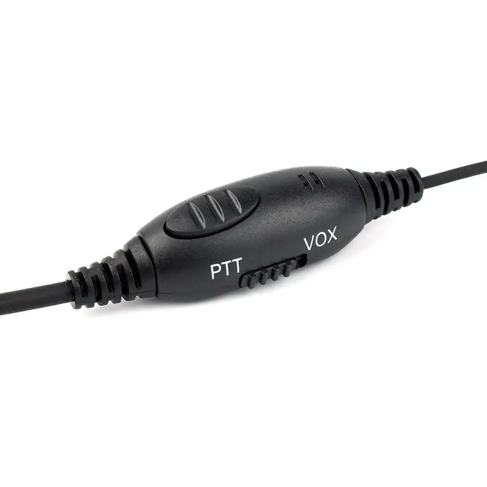 10 шт. 2 PIN VOX PTT микрофон наушники гарнитура для RETEVIS KENWOOD BAOFENG UV5R H555 WOUXUN радио Puxing C2202A|