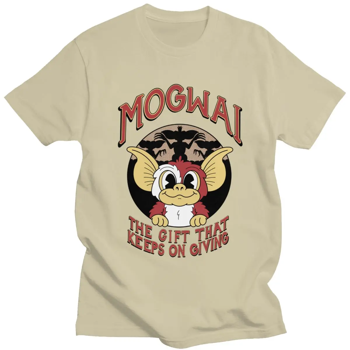 Новинка Мужская хлопковая футболка Mogwai в стиле фильма ужасов 80-х годов футболки
