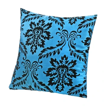 

Home Sofa Bed Car Square Decorative Throw Pillow Case Cushion Cover (Blue)