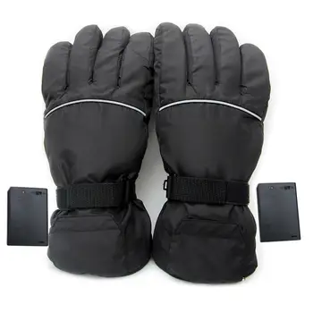 

4.5V Battery Box Ski Gloves Windproof Gloves Five Fingers Hand Warmer Snowboard Heated Gloves Snowmobile Snow Gloves Men Women