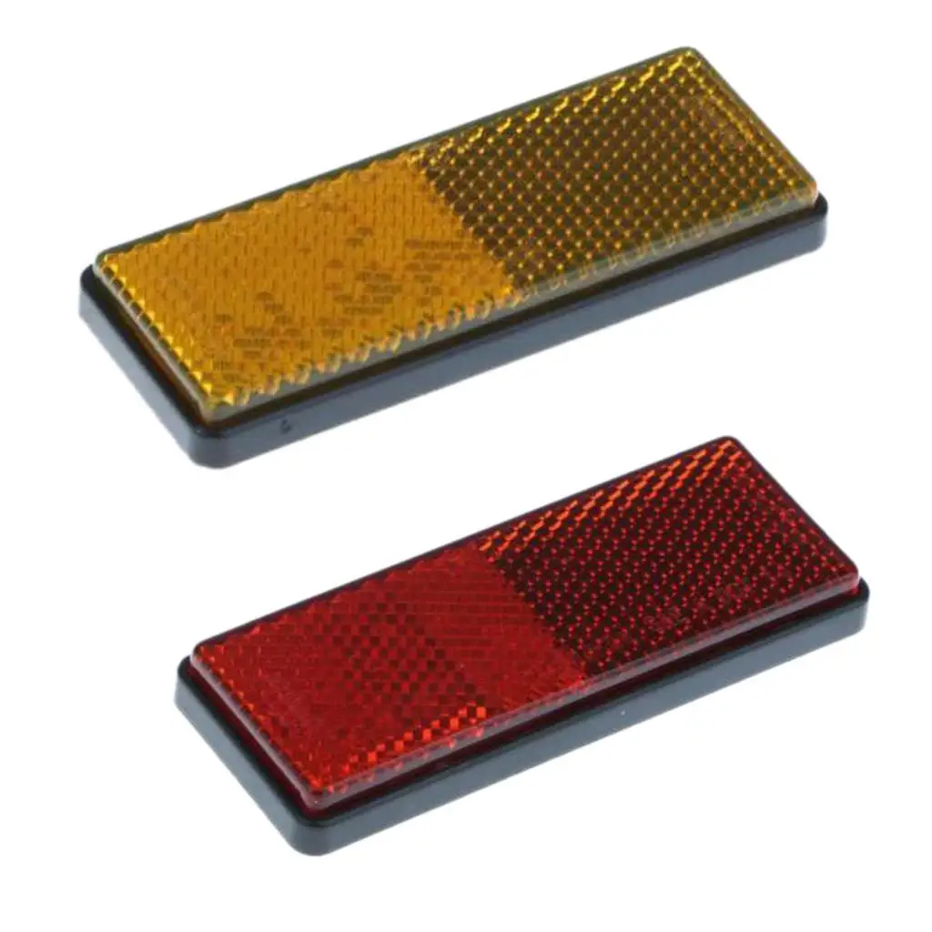 2 Pieces Universal Car Talier Motorcycle Reflector Light Reflective Strip