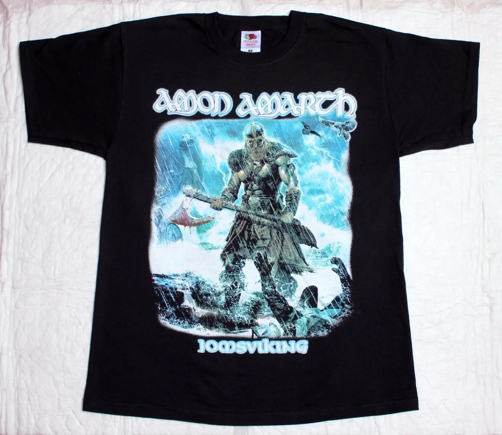 Amon Amarth JOMSVIKING DEATH Children of bodom AMORPHIS Новая черная футболка из 100% хлопка топы оптом |