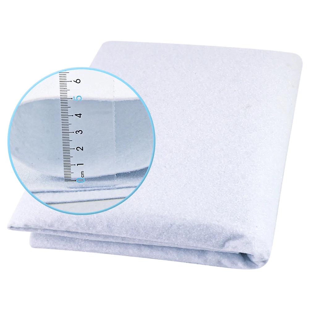 180/200/280/300/320/370/400 g/m2 einseitig klebender Baumwoll-Schlagcreme-Einlagefüller, perfekt für Geldbörsen, Basteln, DIY-Stoff – Detail 4