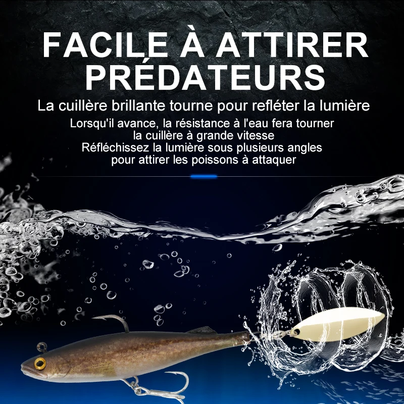 Kingdom – Leurre Coulant Souple En Pvc Avec Cuillère Et Queue En Plastique,  Appât Artificiel Wobbler Idéal Pour La Pêche À La Truite, 200mm, 52g - De Pêche  Leurres - AliExpress