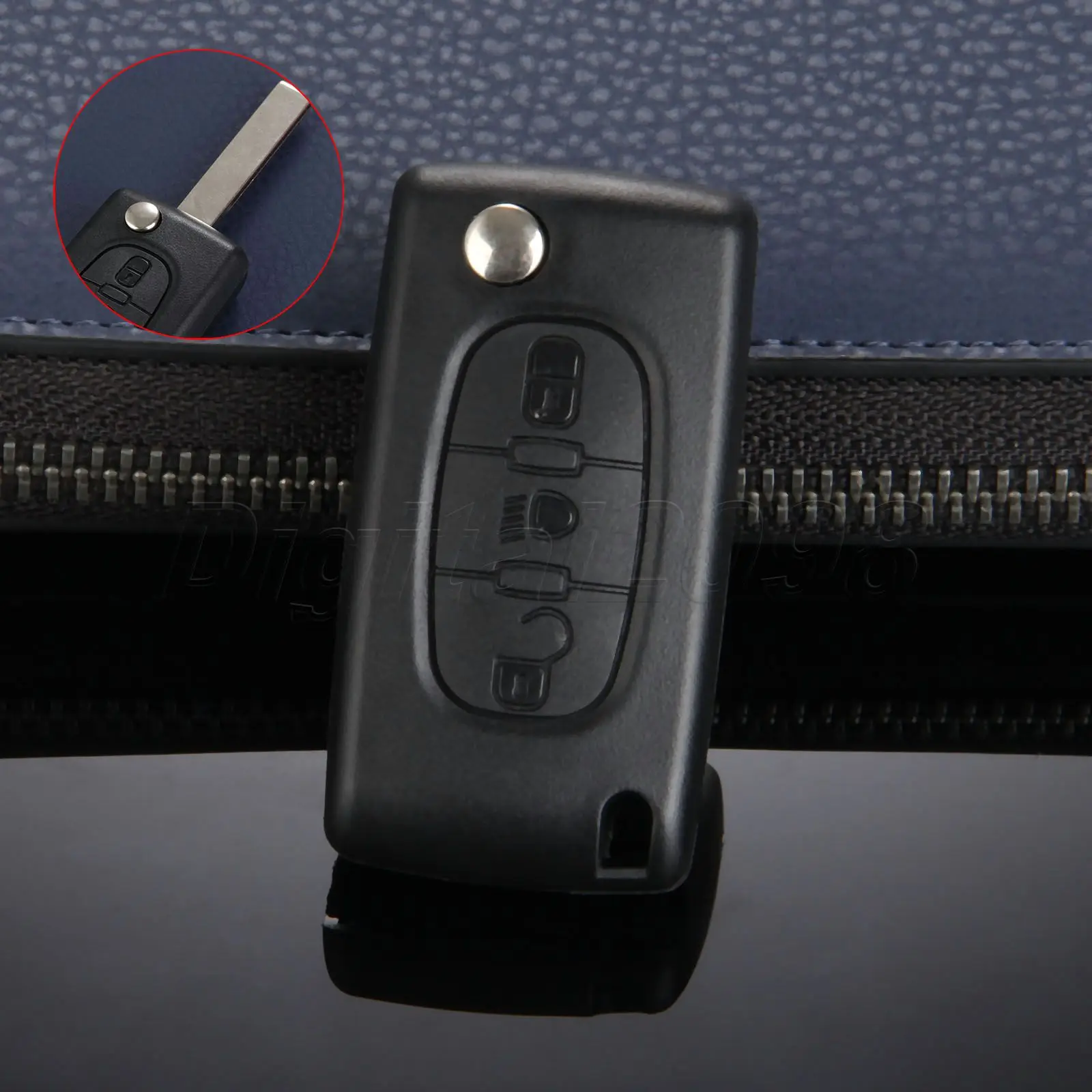 Yetaha 2017 New 3 Buttons Key Fob Remote Car Key Shell Case Replacement 