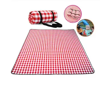 

Thicken Pad Breathable Soft Blanket for Outdoor Folding Waterproof Blanket Camping Beach Plaid Picnic Mat