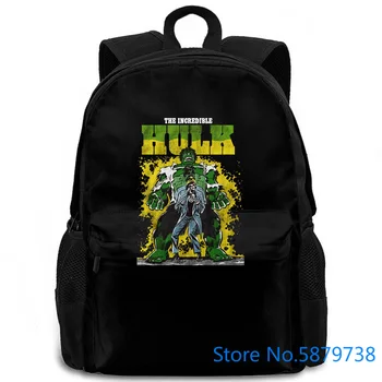 

Official Marvel Comics The Incredible Hulk Transforming Vintage Distress Hot women men backpack laptop travel school adult
