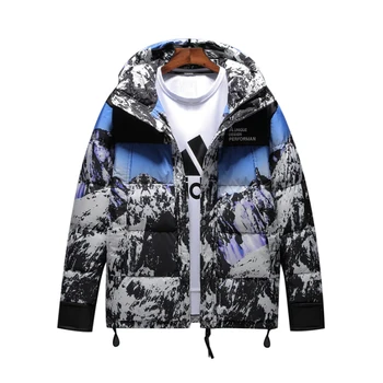 

Men's down jacket brand winter jacket outdoor men's loose cotton jacket hooded thick cotton pad new winter jacket