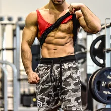 Стиль мужские камуфляжные спортивные летние хлопчатобумажные шорты дышащие тренировочные шорты для фитнеса волка для мужчин с вышивкой карго шорты