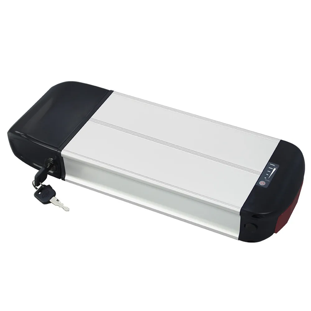 36Volt Rear Rack Carrier City Electric Bike Battery Box 36V 48V Ebike Battery Case Replace Repair Upgrade