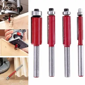 

1pcs 1/4"Shank Flush Trim Bits Set Top End Bearing Router Cutting Diameter Milling Woodworking Tool 40FP21