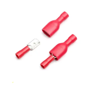 

20PCS Red Female/Male Spade Insulated Electrical Wire Connector Crimping Terminal set