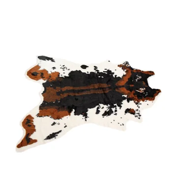 

1pc Simulation Zebra/Cow Printed Carpet Velvet Imitation Leather Rugs Cowhide Animal Skins Natural Shape Carpets Decoration Mats
