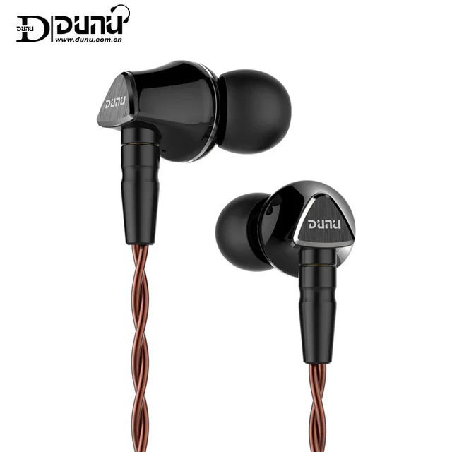 DUNU TITAN 6 TITAN6 T6 Hi-Res Beryllium диафрагма Динамический драйвер Hifi аудио наушники-вкладыши IEM с MMCX съемный кабель - Цвет: Коричневый