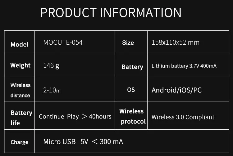 MOCUTE 054 wireless Gamepad (19)
