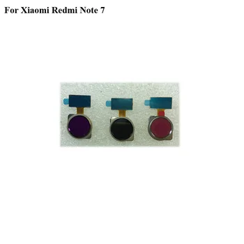 

2PCS For Xiaomi Redmi Note 7 Fingerprint Finger sensor keypad home return button Touch ID Flex Cable For Xiao mi Redmi note7