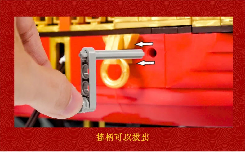 Xingbao создатель в китайском стиле строительные блоки Королевского дракона лодка модель корабля Дракон лодка в Китае DIY образовательный подарок
