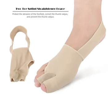 

Orthotics Protector Bones Overlapping Pedicure 2pcs Two Toe Separator Corrector Straightener Brace Orthosis Pain Relief Support