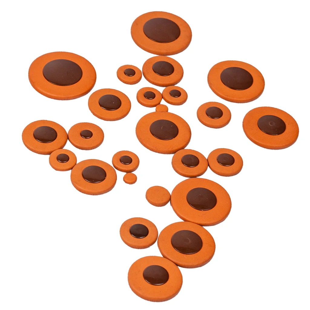 Saxophone Pads Tooyful Complete Set of 25 Pads Alto Saxophone Pads for Yamaha Saxophone Parts Cushion Replacement Parts
