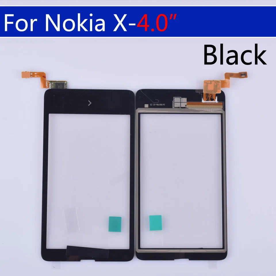 Для Nokia X сенсорный экран панель дигитайзер сенсор для Nokia X Dual SIM RM-980 A110 сенсорный экран Замена 4,0 дюймов