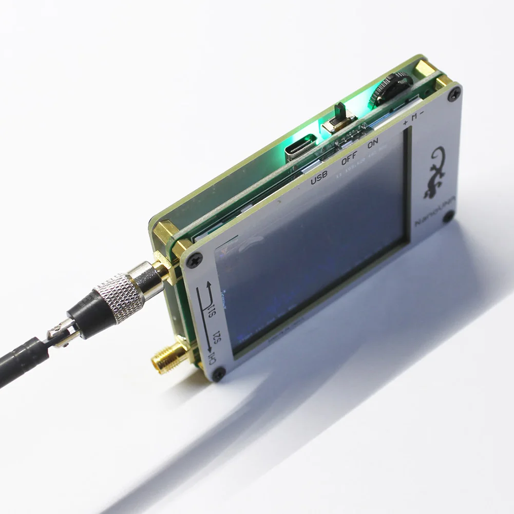 NanoVNA векторный сетевой анализатор цифровой сенсорный экран коротковолновой MF HF VHF UHF антенный анализатор стоящая волна с батареей