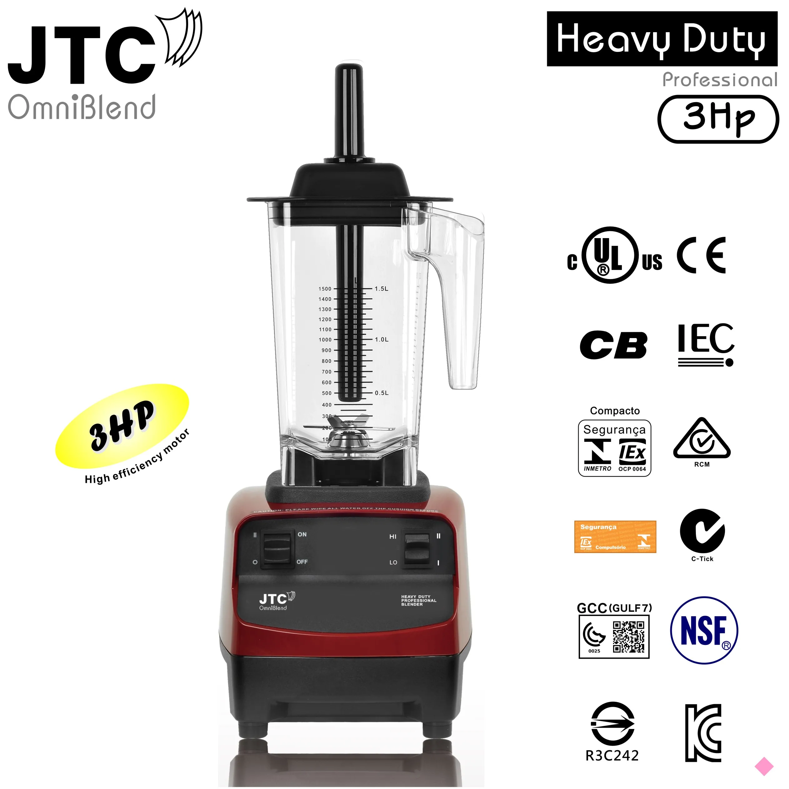 3HP Commercal Блендер с BPA бесплатная баночка доставка 100% гарантия нет. 1 качество в