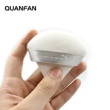 2 шт хлопок треугольная пуховка мягкий влажный сухой использовать спонж для нанесения основы инструменты женская обувь Макияж инструмент M3