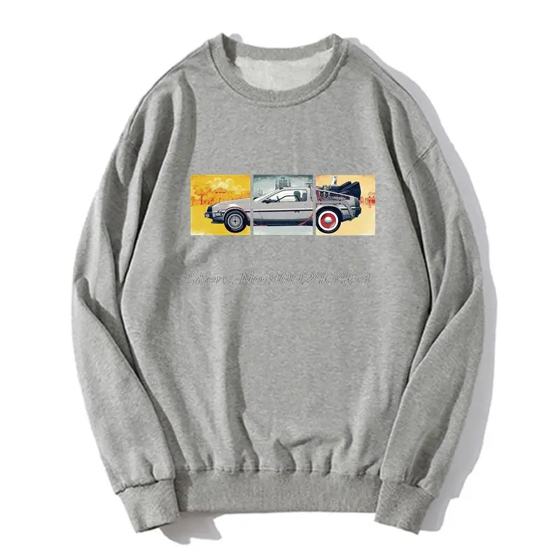 Klassische Film Serie Zurück in die Zukunft männer Hoodie Casual Männer Oansatz Hoodies Pullover Sweatshirt Harajuku Streetwear – Detail 3
