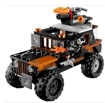 

7121 169pcs Crossbones Hazard Heist Black Widow Civil War Set Building Blocks 76050 Compatible With