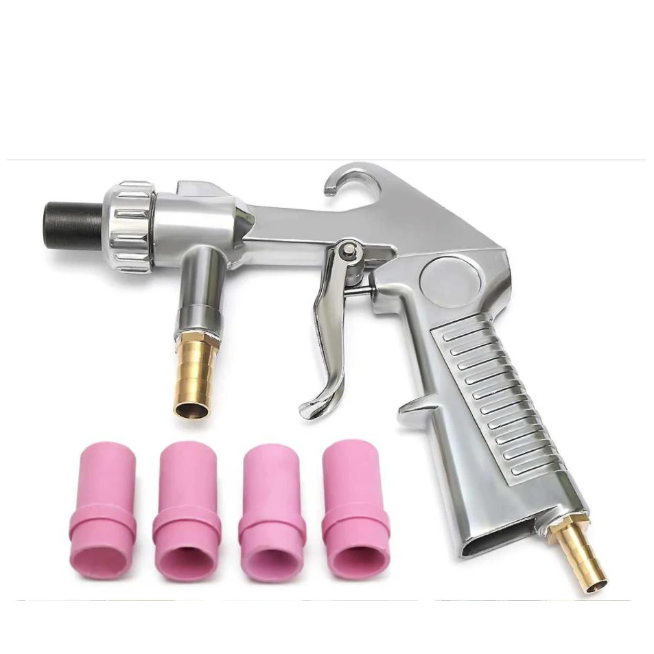 

Free shipping Green Sandblast gun with hose and ceramic nozzle