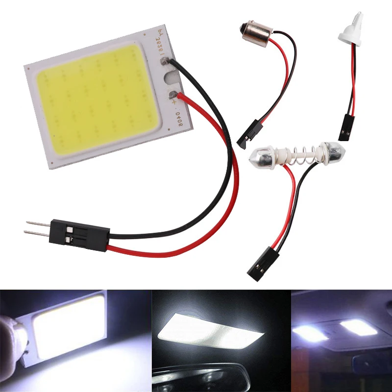 Светодиодный автомобильный супер белый T10 24SMD COB светодиодный панель авто
