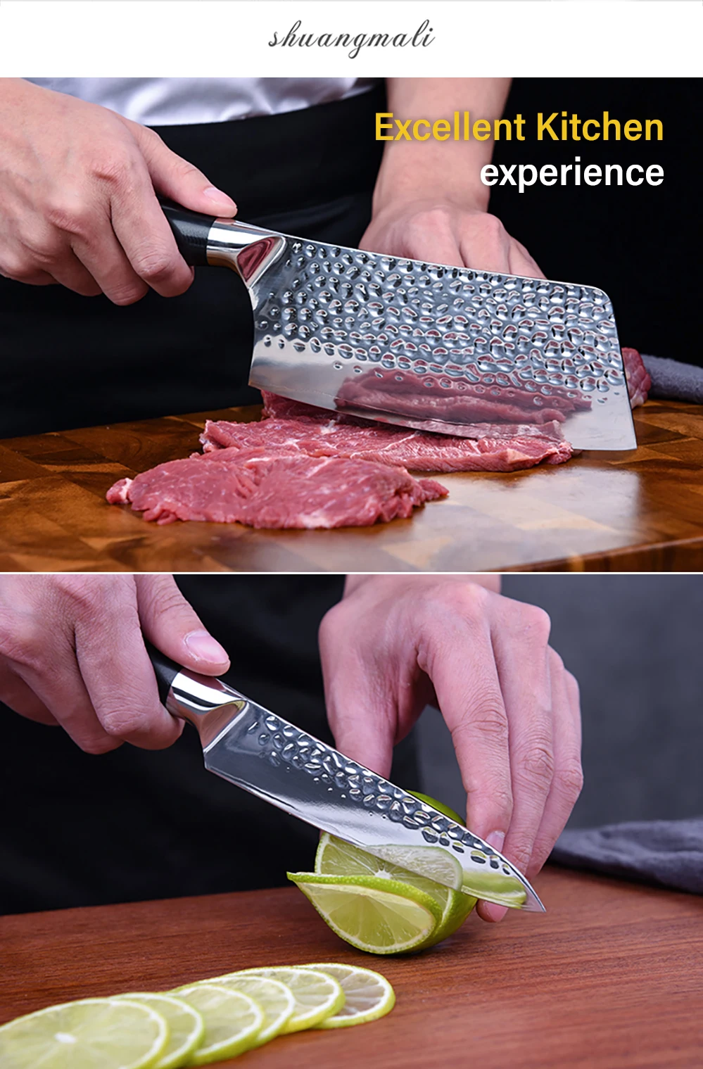 Лидер продаж Кухня ножи Набор 440C Нержавеющая сталь 5 шт. Нож Santoku нарезки режущий инструмент нож для чистки фруктов готовить инструмент для ножей