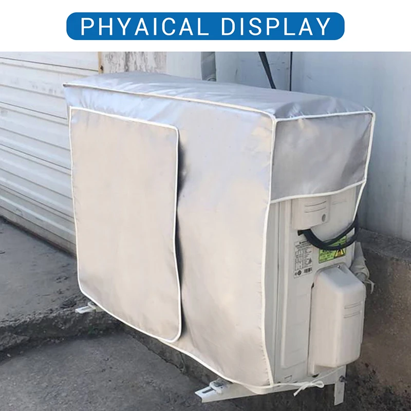 Outdoor Air Conditioning Cover Oxford Conditioner Waterproof Cleaning Washing Anti-Dust Anti-Snow | Дом и сад